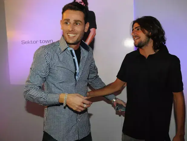 ג'קי מנחם, מושיק עפיה (יח"צ , אורי קריספין) ג'קי מנחם, מושיק עפיה (יח"צ , אורי קריספין)
