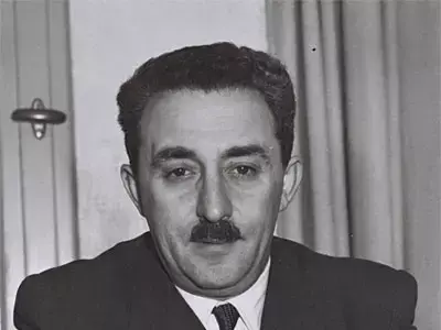 משה שרת. ראש ממשלת ישראל מטעם מפאי. (לשכת העיתונות הממשלתית) משה שרת. ראש ממשלת ישראל מטעם מפאי. (לשכת העיתונות הממשלתית)