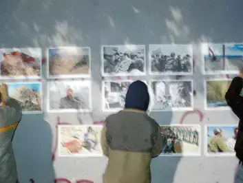 תערוכת רחוב נגד גדר ההפרדה ( activestills.org) (מערכת וואלה! NEWS)