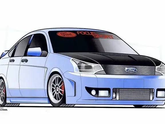 פורד פוקוס 2008 בתערוכת SEMA (אתר רשמי) פורד פוקוס 2008 בתערוכת SEMA (אתר רשמי)