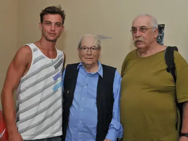 יוסי פולק, יורם קניוק, עוז זהבי (יוני טובלי) יוסי פולק, יורם קניוק, עוז זהבי (יוני טובלי)