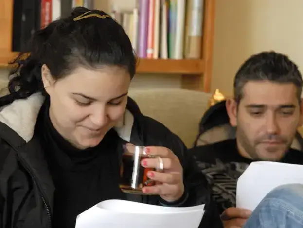מעיין ומוטי חודדה מצטלמים לקמפיין "מעיין ניקוי שטיחים" (יח"צ , אילן הדר פרסום IMPM) מעיין ומוטי חודדה מצטלמים לקמפיין "מעיין ניקוי שטיחים" (יח"צ , אילן הדר פרסום IMPM)