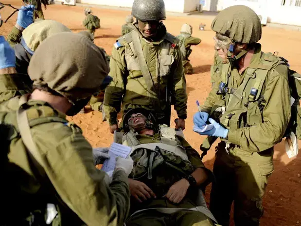 התרגיל המסכם לקורס הרופאים שקיים חיל הרפואה (דובר צה"ל) התרגיל המסכם לקורס הרופאים שקיים חיל הרפואה (דובר צה"ל)