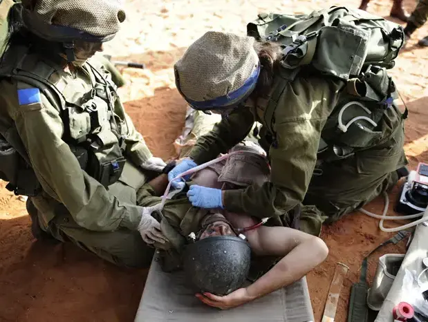 התרגיל המסכם לקורס הרופאים שקיים חיל הרפואה (דובר צה"ל) התרגיל המסכם לקורס הרופאים שקיים חיל הרפואה (דובר צה"ל)