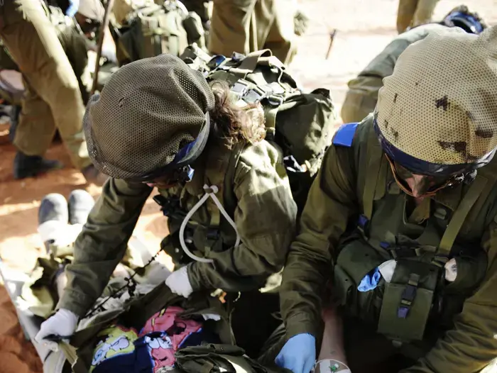התרגיל המסכם לקורס הרופאים שקיים חיל הרפואה (דובר צה"ל) התרגיל המסכם לקורס הרופאים שקיים חיל הרפואה (דובר צה"ל)