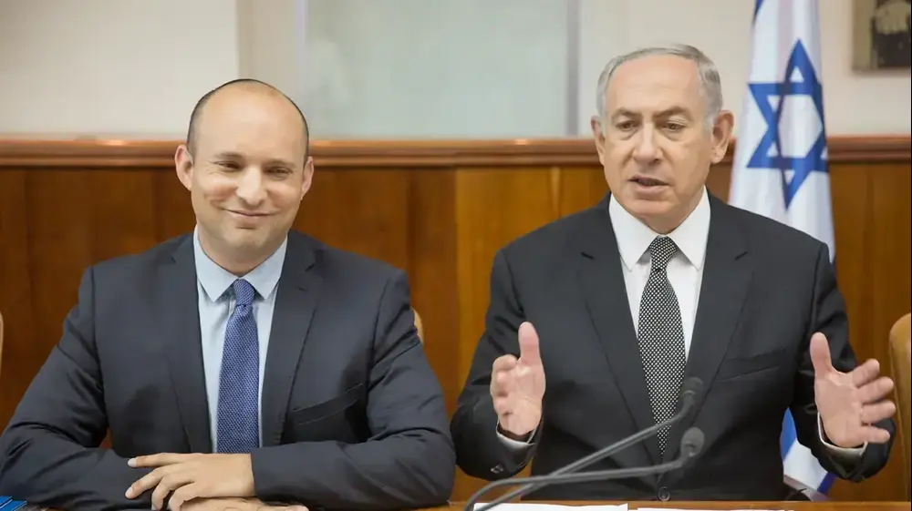 ראש הממשלה בנימין נתניהו ושר החינוך נפתלי בנט בישיבת ממשלה. אוגוסט 2016 (פול צלמים , אמיל סלמן)