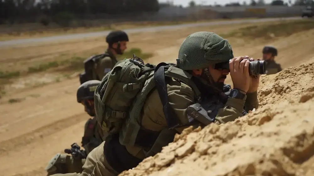 כוחות צה"ל בגבול רצועת עזה, 30 במרץ 2018 (מערכת וואלה! NEWS , דובר צה"ל)