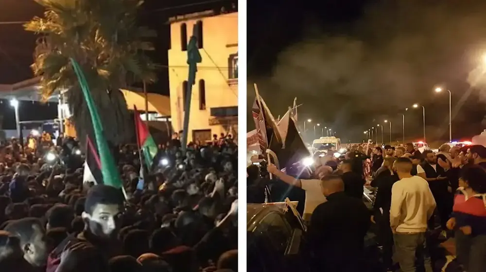 מפוצלת - מחאה בשדרות + חגיגות שמחה בעזה (מערכת וואלה! NEWS)
