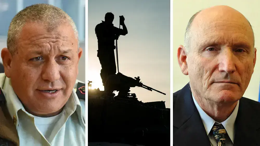 ראשית מפוצלת יצחק בריק גדי איזנקוט צה"ל (מערכת וואלה! NEWS)