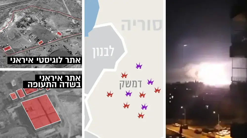 אתרי כח קודס שצה"ל תקף בסוריה ב-21 בינואר 2018
ראשית (דובר צה"ל)