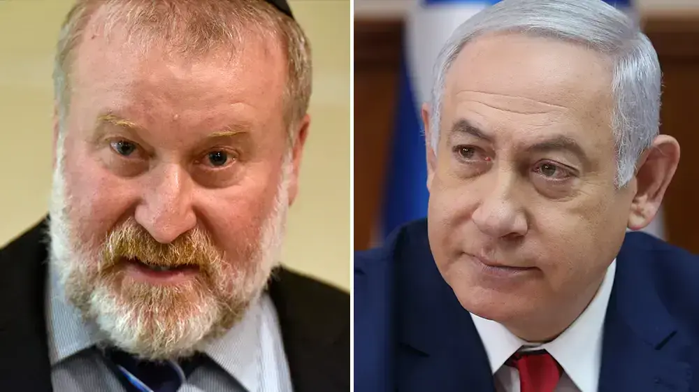 מפוצלת בנימין נתניהו, אביחי מנדלבליט (עיבוד תמונה) מפוצלת בנימין נתניהו, אביחי מנדלבליט (עיבוד תמונה)