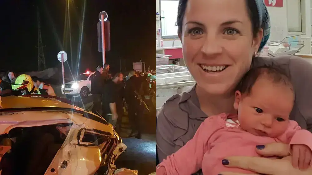 האם ציפי ובתה נועה רחל, שנהרגו בתאונת דרכים בצומת גבעת זאב, והאב אפרים שנפצע בתאונה באורח קשה. זירת התאונה בצומת גבעת זאב.01 בדצמבר 2019. (אתר רשמי) האם ציפי ובתה נועה רחל, שנהרגו בתאונת דרכים בצומת גבעת זאב, והאב אפרים שנפצע בתאונה באורח קשה. זירת התאונה בצומת גבעת זאב.01 בדצמבר 2019. (אתר רשמי)