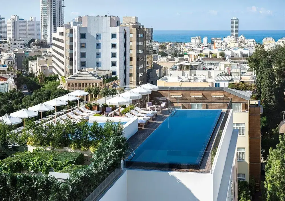 בריכה מלון נורמן תל אביב (מערכת וואלה! NEWS , צילום: סיון אסקיו) בריכה מלון נורמן תל אביב (מערכת וואלה! NEWS , צילום: סיון אסקיו)