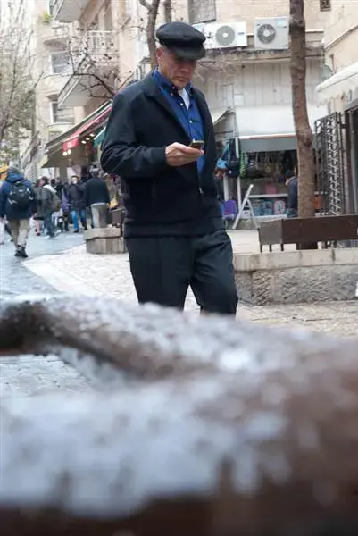 מזג אוויר חורפי וסוער בירושלים, פברואר 2011 (עומר מירון) מזג אוויר חורפי וסוער בירושלים, פברואר 2011 (עומר מירון)