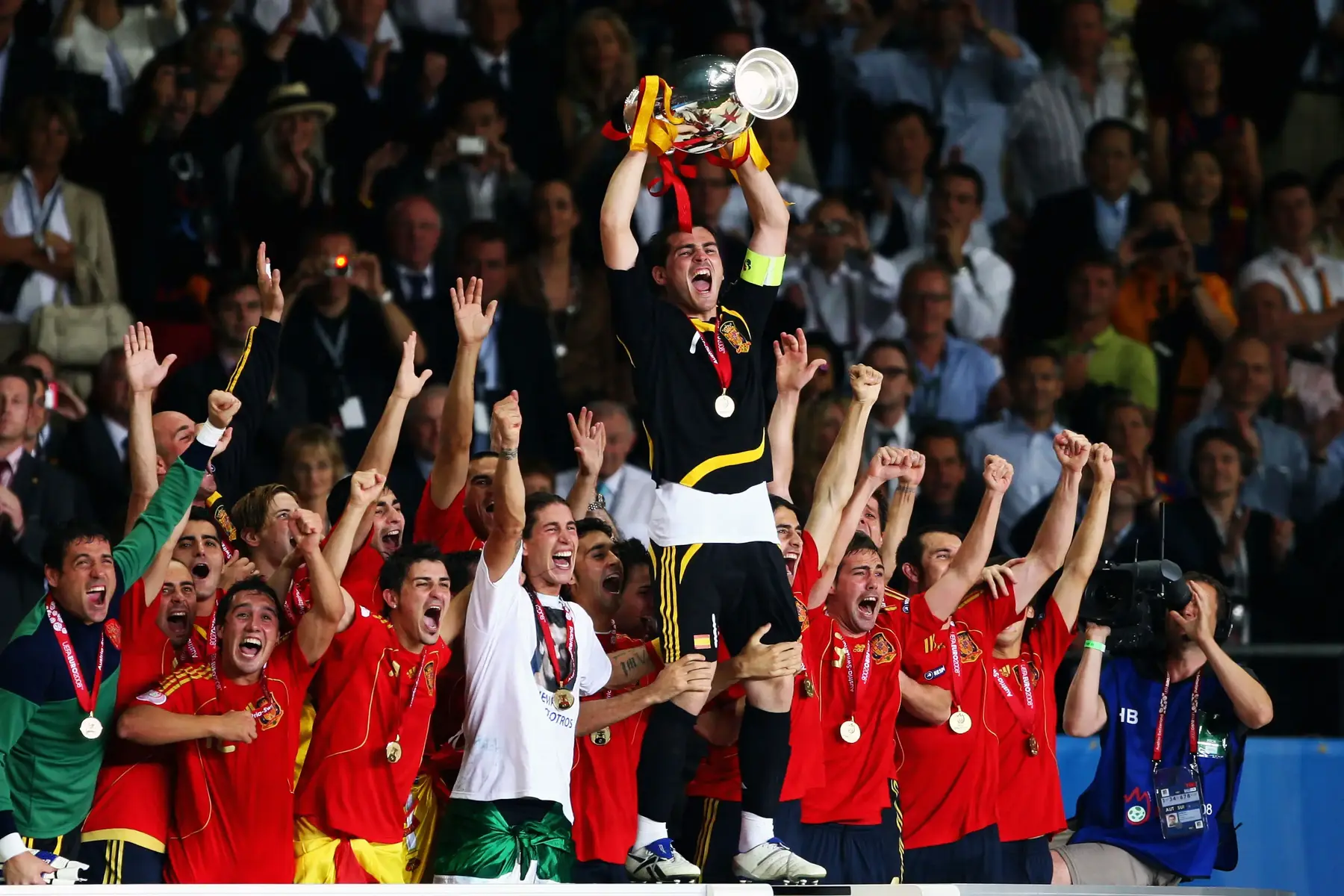 ספרד זוכה ביורו 2008 (GettyImages) ספרד זוכה ביורו 2008 (GettyImages)