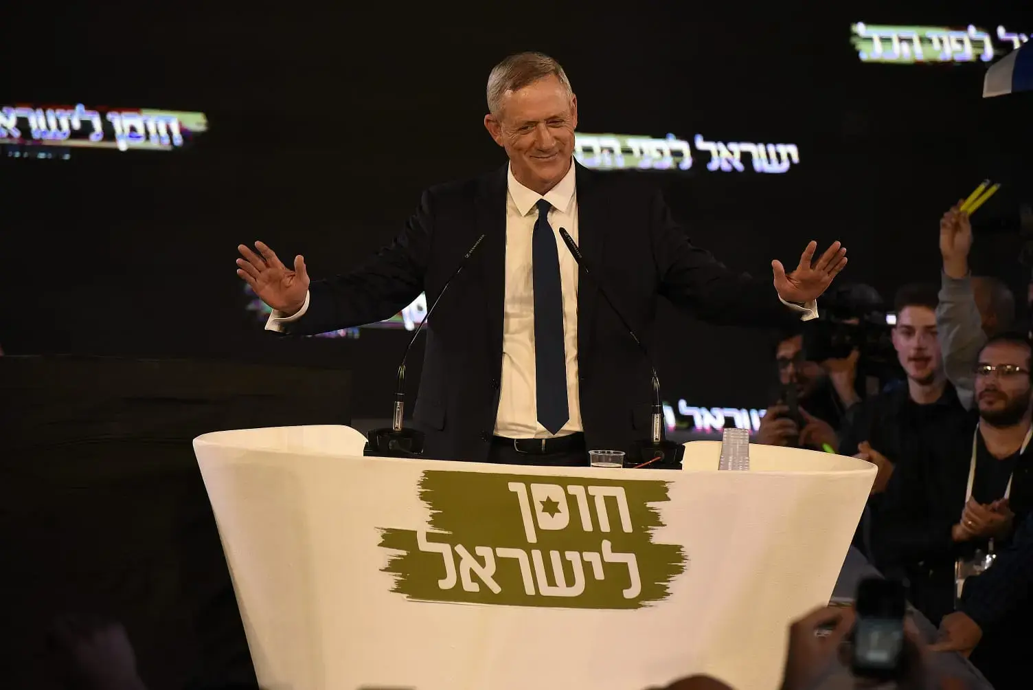 השקת קמפיין חוסן לישראל בראשות בני גנץ, גני התעורכה, תל אביב 29 בינואר 2019 (ראובן קסטרו) השקת קמפיין חוסן לישראל בראשות בני גנץ, גני התעורכה, תל אביב 29 בינואר 2019 (ראובן קסטרו)