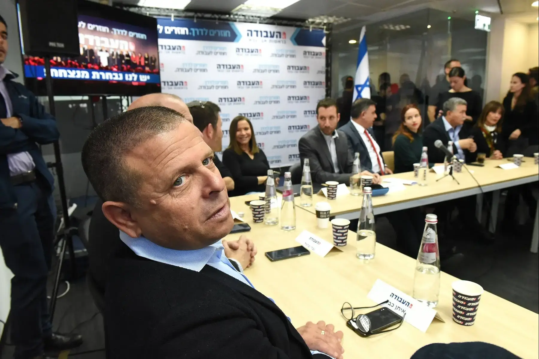 ישיבת סיעת העבודה, מטה המפלגה, תל אביב 13 בפברואר 2019 (ראובן קסטרו) ישיבת סיעת העבודה, מטה המפלגה, תל אביב 13 בפברואר 2019 (ראובן קסטרו)