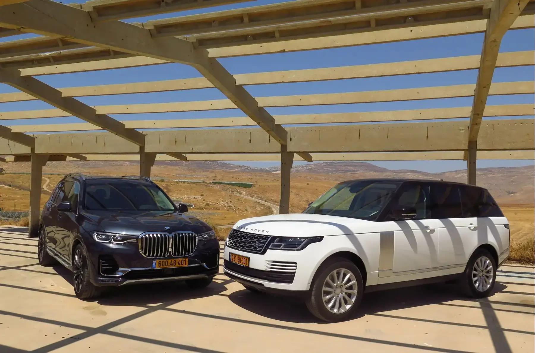 השוואתי ב.מ.וו X7 מול ריינג' רובר (רמי גלבוע) השוואתי ב.מ.וו X7 מול ריינג' רובר (רמי גלבוע)
