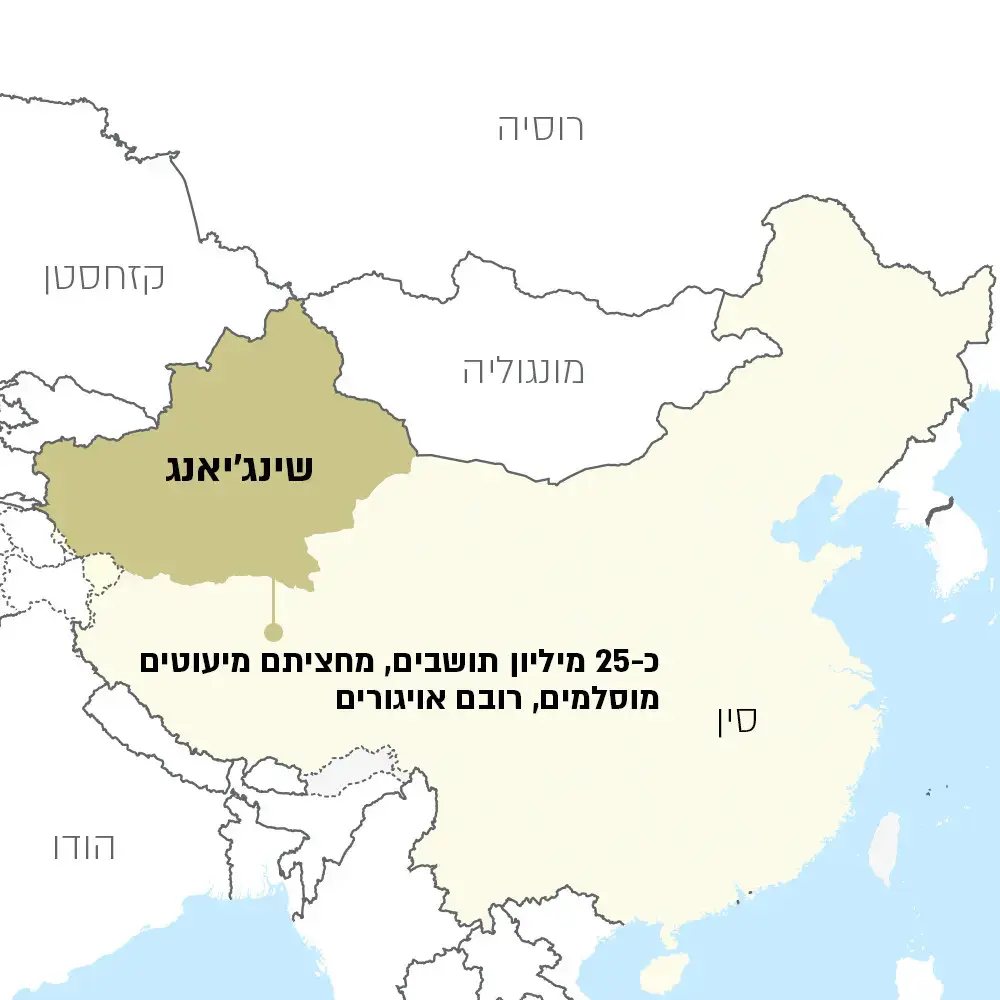 מפה שינג'יאנג (עיבוד תמונה) מפה שינג'יאנג (עיבוד תמונה)