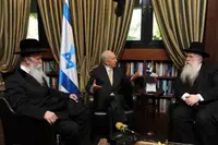 פרס נפגש עם פורוש וגרוסמן יוני 2010