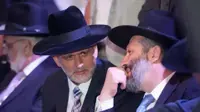 צמרת ש"ס, אריה דרעי, אלי ישי בכנס תמיכה במפלגה (עומר מירון) צמרת ש"ס, אריה דרעי, אלי ישי בכנס תמיכה במפלגה (עומר מירון)