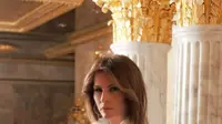 מלניה טראמפ בפנטהאוז הפרטי, ניו יורק, 2012, מתוך כתבת אתר Refinery 29 (צילום מסך)