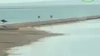 נהג סקודה סופרב הורס את הרכב בים המלח (יח"צ , עמותת אור ירוק) נהג סקודה סופרב הורס את הרכב בים המלח (יח"צ , עמותת אור ירוק)