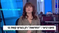 רינה מצליח, מגישת "פגוש את העיתונות", מקדמת באופן שנוי במחלוקת את הישארות חברת החדשות עם קשת בלבד, בתוכנית שמשודרת רק ברשת (צילום מסך)