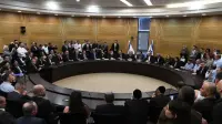 ראש הממשלה בנימין נתניהו בישיבת הבלוק, כנסת, 18 בנובמבר 2019 (ראובן קסטרו) ראש הממשלה בנימין נתניהו בישיבת הבלוק, כנסת, 18 בנובמבר 2019 (ראובן קסטרו)