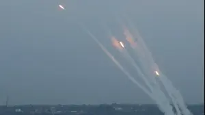 טילים מעזה לכיוון ישראל, 5 במאי 2019 (רויטרס)