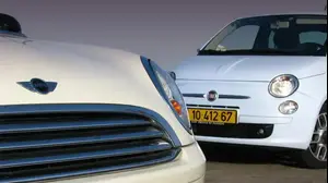 מבחן השוואתי פיאט 500 מול מיני קופר (קובי ליאני) מבחן השוואתי פיאט 500 מול מיני קופר (קובי ליאני)