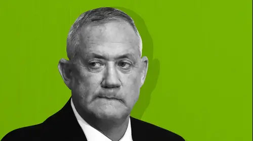 יו"ר כחול לבן בני גנץ (AP) יו"ר כחול לבן בני גנץ (AP)