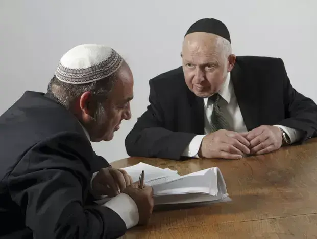 הרב חיים סבתו והרב אהרן ליכטנשטיין (יח"צ)