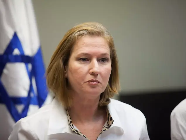 ציפי לבני בישיבת סיעה של התנועיה, דצמבר 2014 (נועם מושקוביץ)