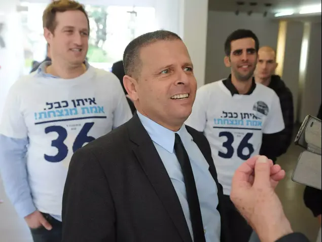 איתן כבל בפרמייריז במפלגת העבודה. ינואר 2015 (ראובן קסטרו)
