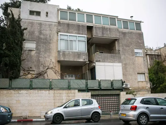 ביתו של ראש הממשלה בנימין נתניהו ברחוב עזה, ירושלים. פברואר 2015 (נועם מושקוביץ)