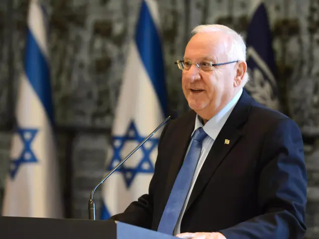 נשיא המדינה ארח היום במשכנו את וועידת הנשיאים של כלל הארגונים היהודיים בארצות הברית בראשות רוברט שוגרמן. פברואר 2015 (לשכת העיתונות הממשלתית , מארק ניימן)