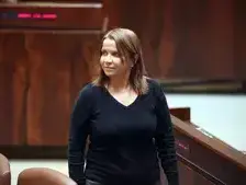 חברת הכנסת שלי יחמוביץ נואמת במליאה בכנסת 11.05.15 (נועם מושקוביץ)