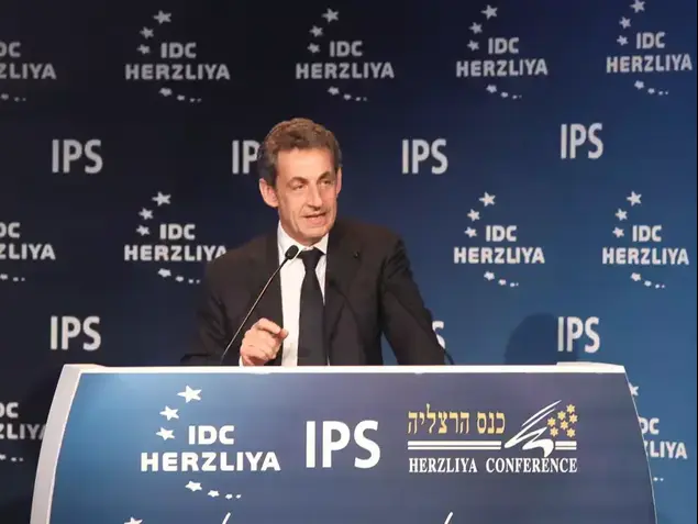 סרקוזי בכנס הרצליה בבינתחומי: "החרם על ישראל לא מקובל ולא חוקי" (מערכת וואלה! NEWS , ארז חרודי, עושים צילום)