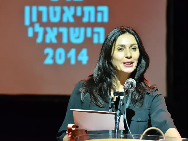 מירי רגב בטקס פרסי התיאטרון (ניב אהרונסון)