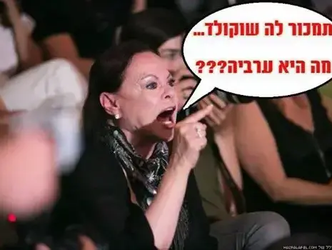 מם גילה אלמגור (צילום מסך , יוטיוב)