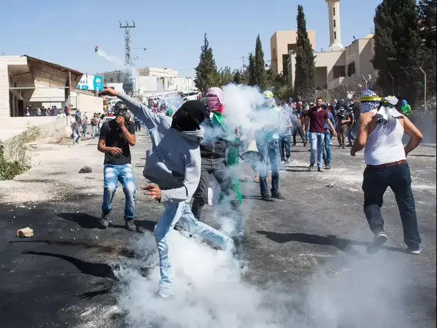מהומות באבו דיס, מזרח ירושלים. אוקטובר 2015 (יותם רונן)