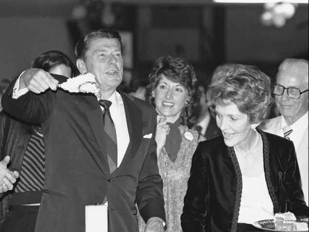 נשיא ארצות הברית ה-36 רונלד רייגן (AP)