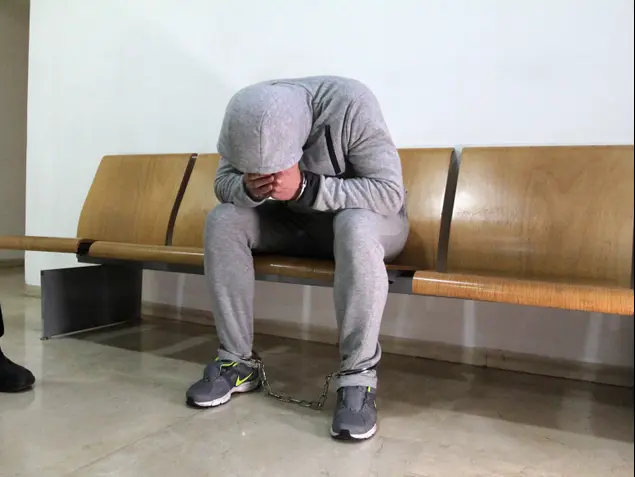 הארכת מעצרו של חשוד בהתעללות בקשישים בבית אבות, בית משפט השלום חיפה, 19 בפברואר 2017 (אדריאן הרבשטיין)