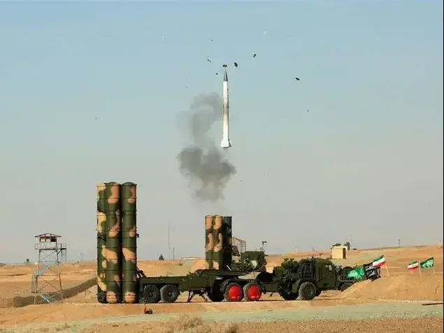 שיגור S-300 באיראן, 5 במרץ 2017 (צילום מסך , "תסנים")