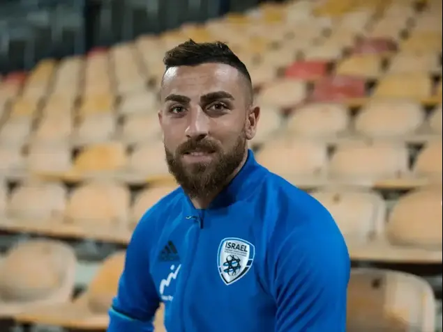 שחקן נבחרת ישראל דור אלו (ניב אהרונסון)