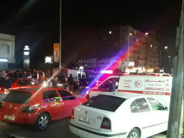 מסתערבים נעצרו בשכם (צילום מסך)