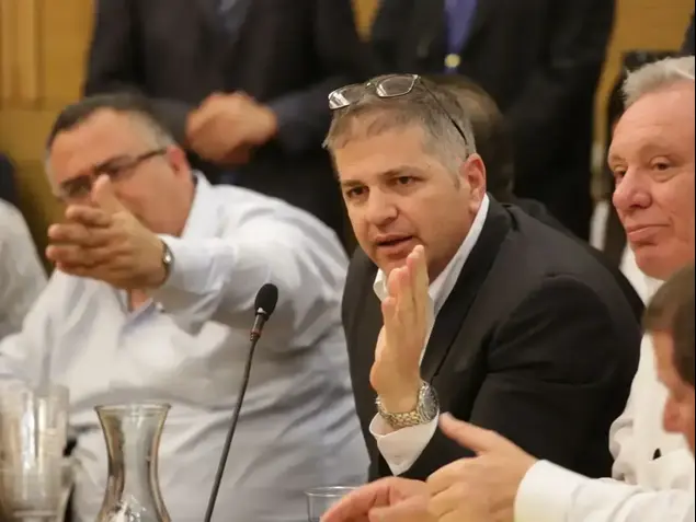 חברי הכנסת יואב קיש ודוד ביטן בדיון על דוח המבקר על מבצע צוק איתן (תצפית TPS , הלל מאיר)