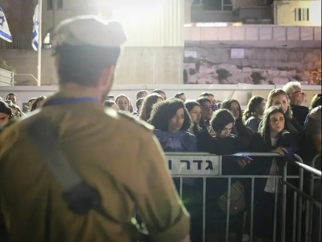 טקס יום הזכרון ברחבת הכותל, 30 באפריל 2017 (נועם מושקוביץ)