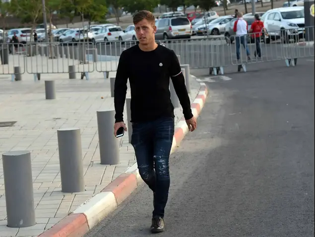שחקן הפועל תל אביב בן רייכרט (ברני ארדוב)
